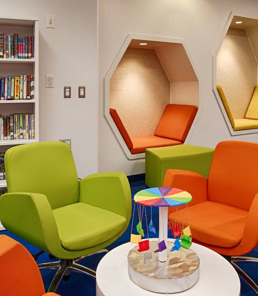 Allendale Brookside Middle School Media Center ENV Design. Innovation. Vision.