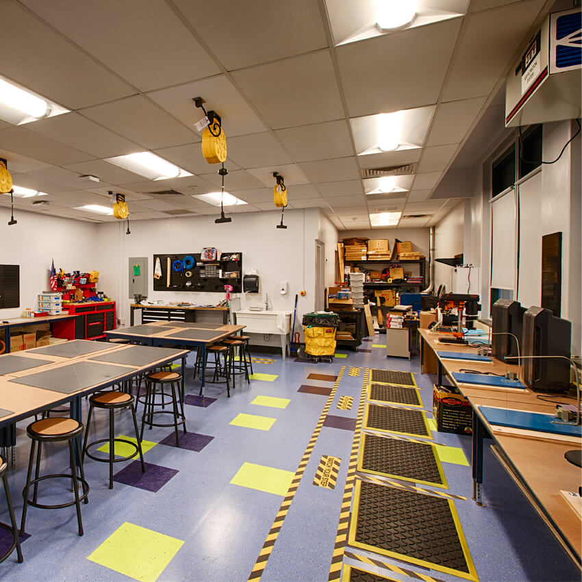 Allendale Brookside Middle School STEM Classroom ENV Design