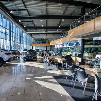 Mercedes, Mercedes Benz, luxury car, car dealership, new car, interior, dealership interior, showroom, wood