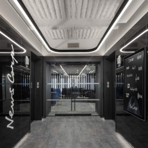 News Corp elevator lobby altHERO